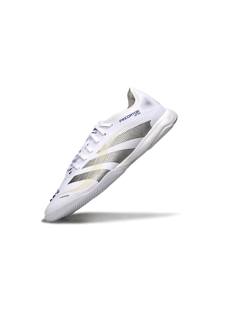 2025 adidas Predator ELITE IN White Silver Metallic Bright Royal
