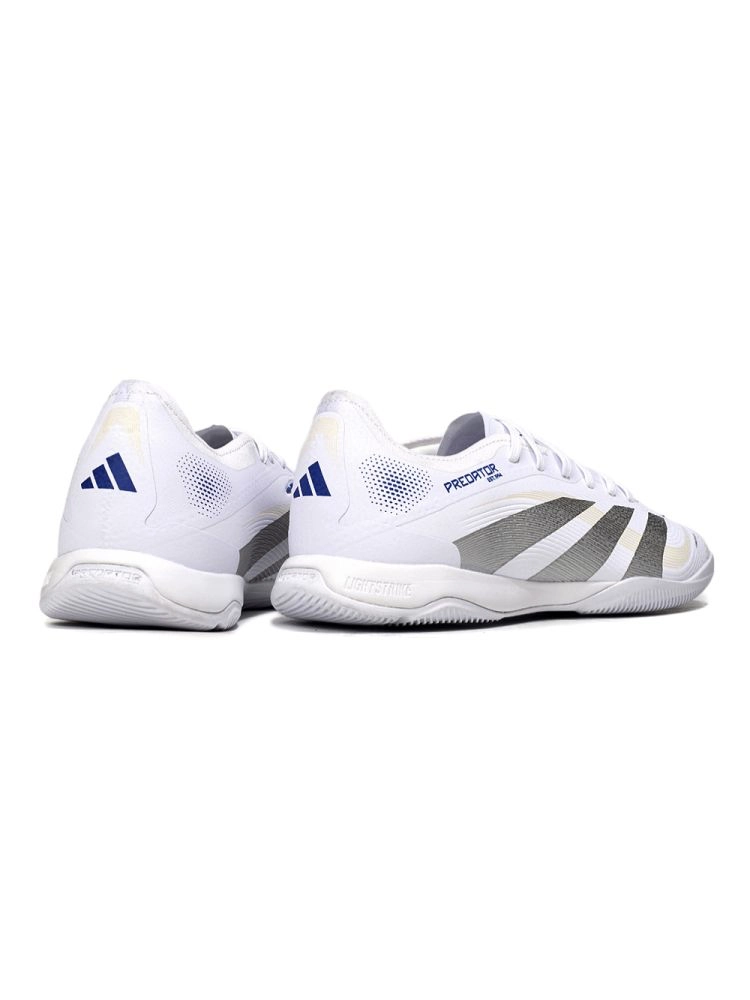 2025 adidas Predator ELITE IN White Silver Metallic Bright Royal