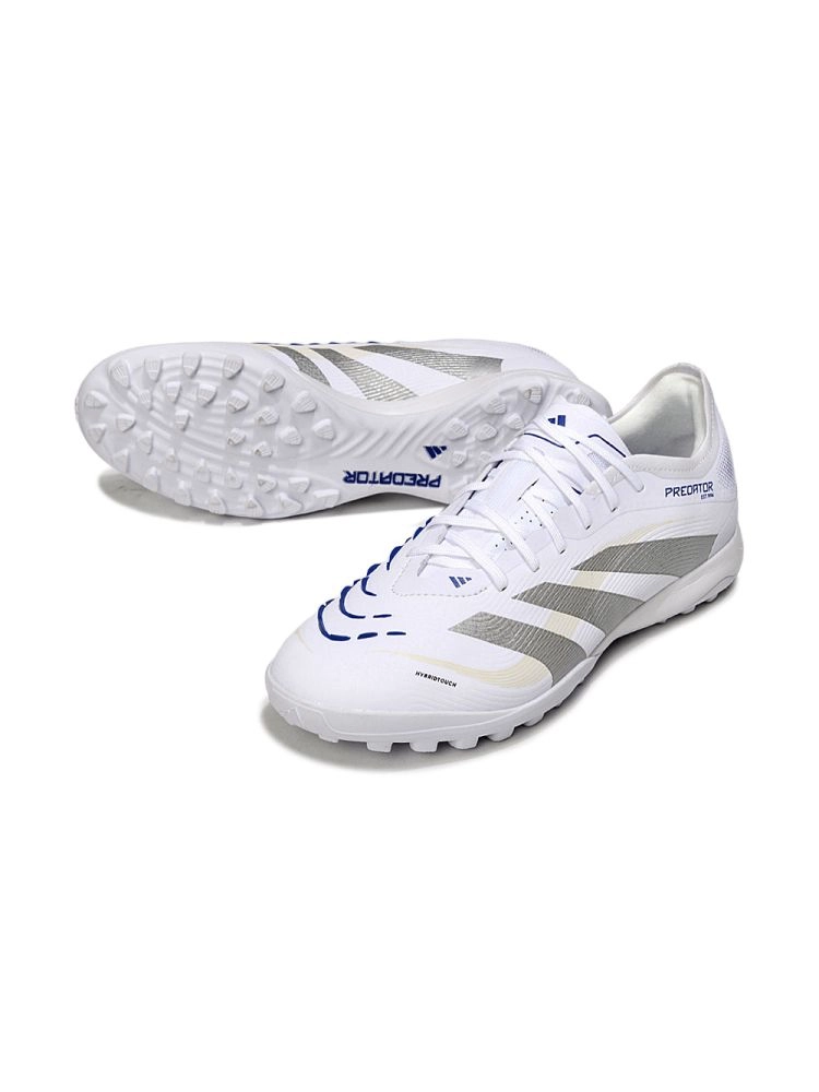 2025 adidas Predator League TF White Silver Metallic Bright Royal