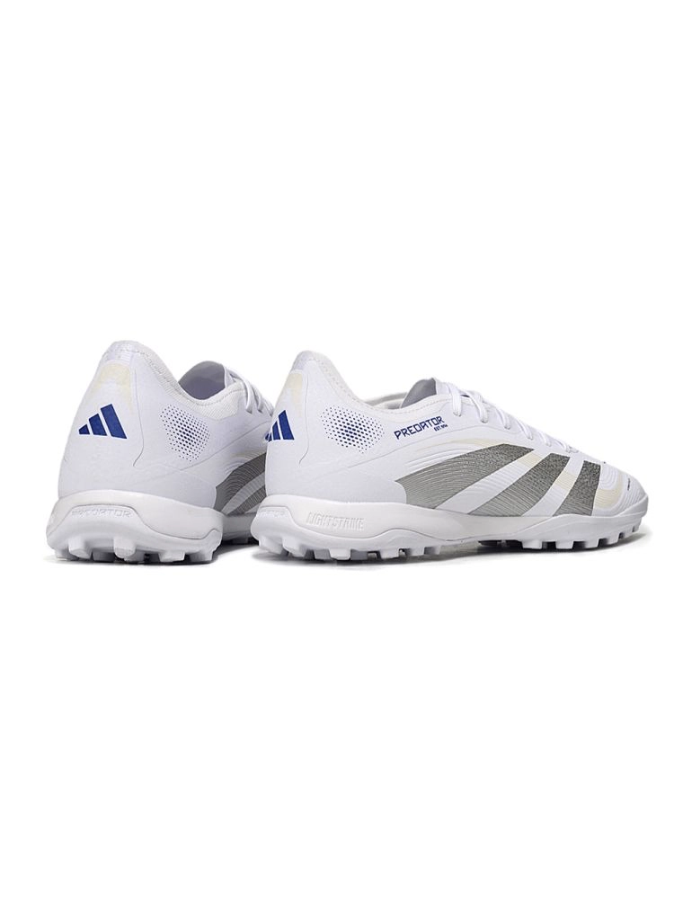 2025 adidas Predator League TF White Silver Metallic Bright Royal