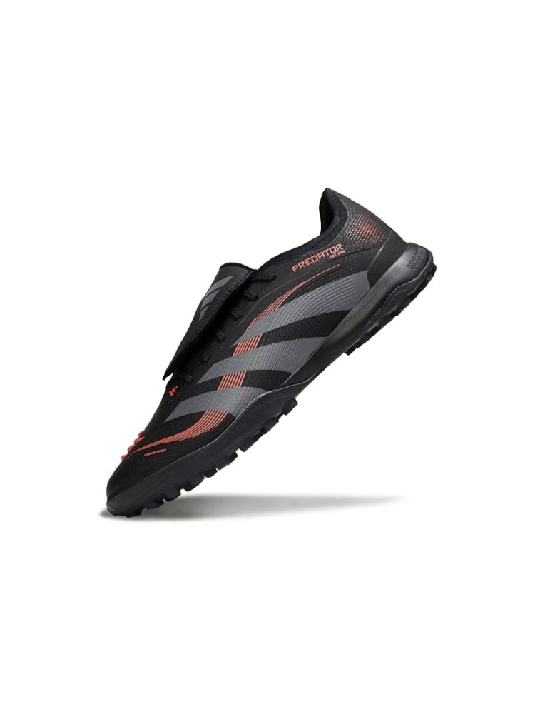 2025 adidas Predator League Tongue TF Black Grey Four Lucid Red