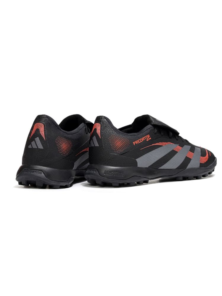 2025 adidas Predator League Tongue TF Black Grey Four Lucid Red