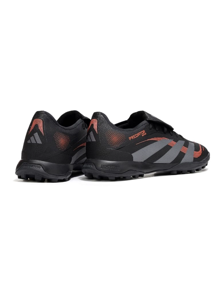 2025 adidas Predator League Tongue TF Black Grey Four Lucid Red