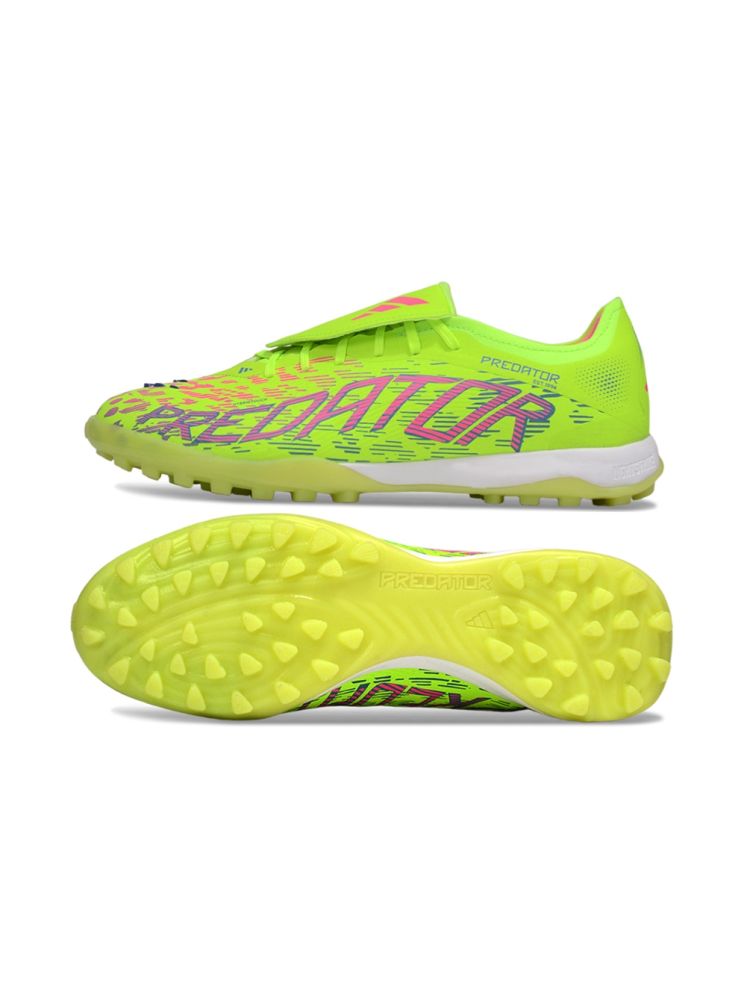 2025 adidas Predator League Tongue TF Lucid Lemon Lucid Pink Blue Fusion