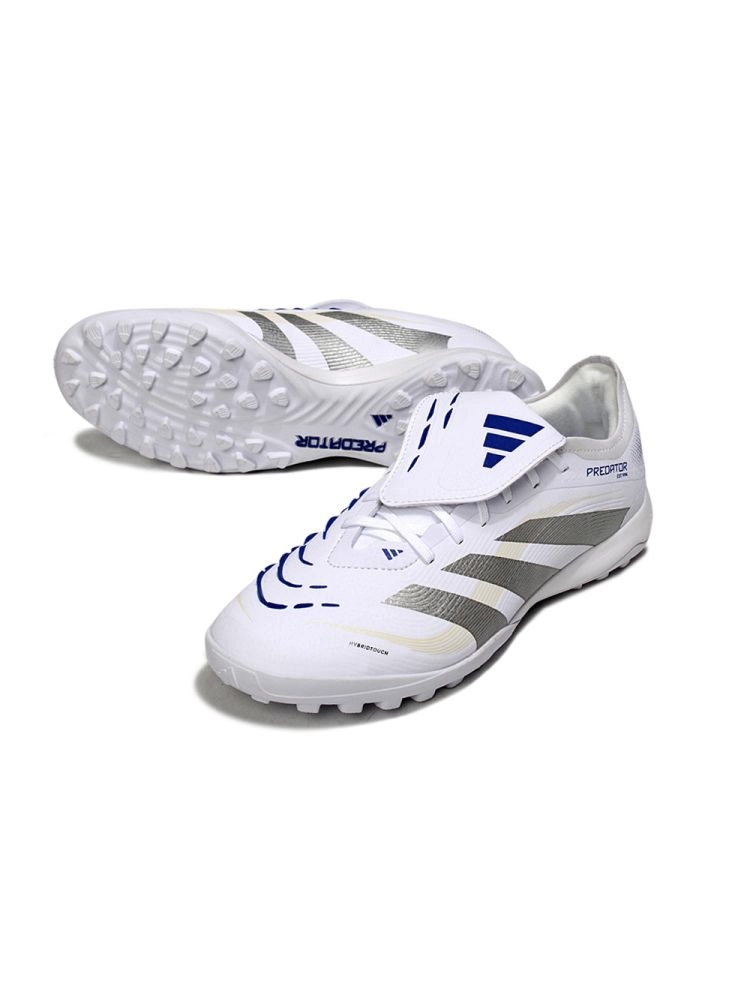 2025 adidas Predator League Tongue TF White Silver Metallic Bright Royal
