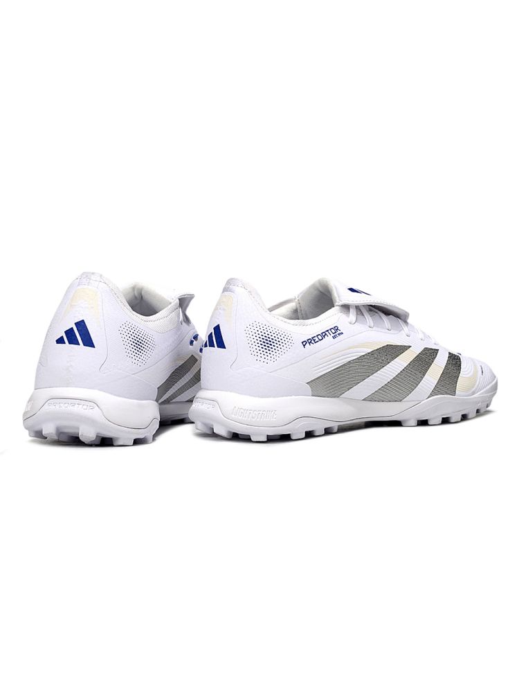 2025 adidas Predator League Tongue TF White Silver Metallic Bright Royal