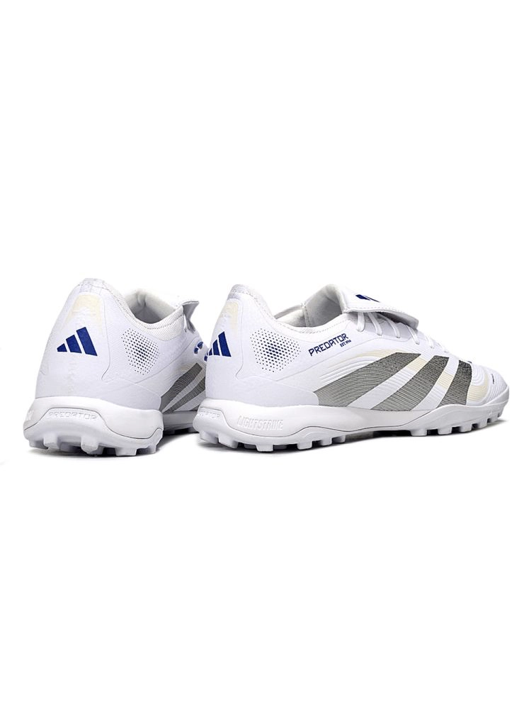 2025 adidas Predator League Tongue TF White Silver Metallic Bright Royal