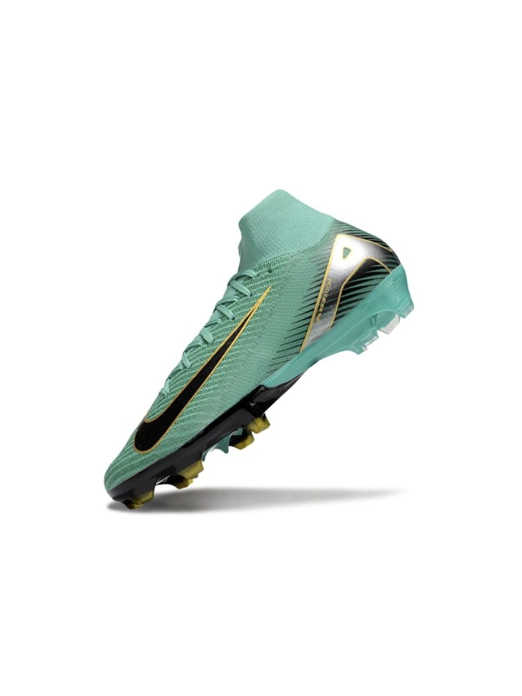 2025 Nike Air Zoom Mercurial Superfly 10 Elite FG Green Black Gold Silver
