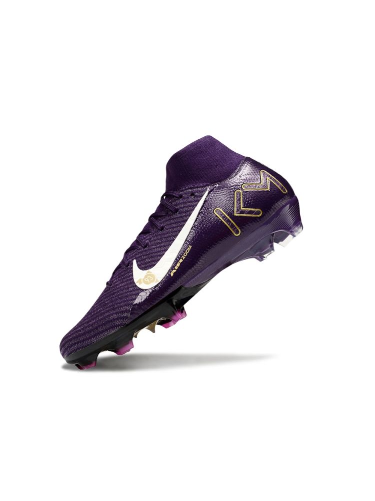 2025 Nike Air Zoom Mercurial Superfly 10 Elite KM FG - Grand Purple/Pale Ivo