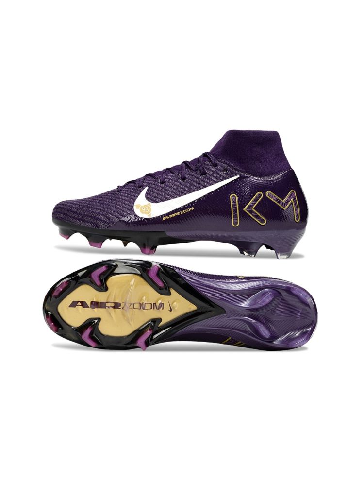 2025 Nike Air Zoom Mercurial Superfly 10 Elite KM FG - Grand Purple/Pale Ivo