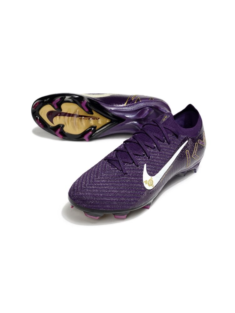 2025 Nike AIR Zoom Mercurial Vapor 16 Elite KM FG Purple Gold