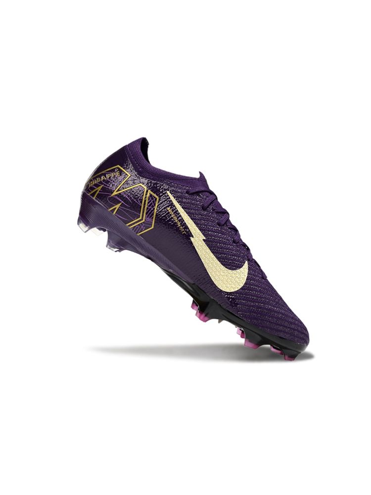 2025 Nike AIR Zoom Mercurial Vapor 16 Elite KM FG Purple Gold