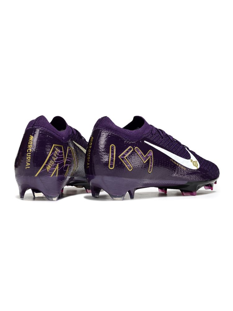 2025 Nike AIR Zoom Mercurial Vapor 16 Elite KM FG Purple Gold