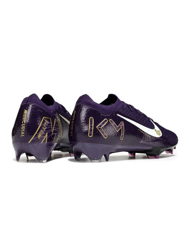 2025 Nike AIR Zoom Mercurial Vapor 16 Elite KM FG Purple Gold