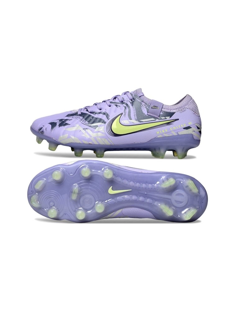 2025 Nike Tiempo Legend 10 Elite FG Purple Agate Barely Volt