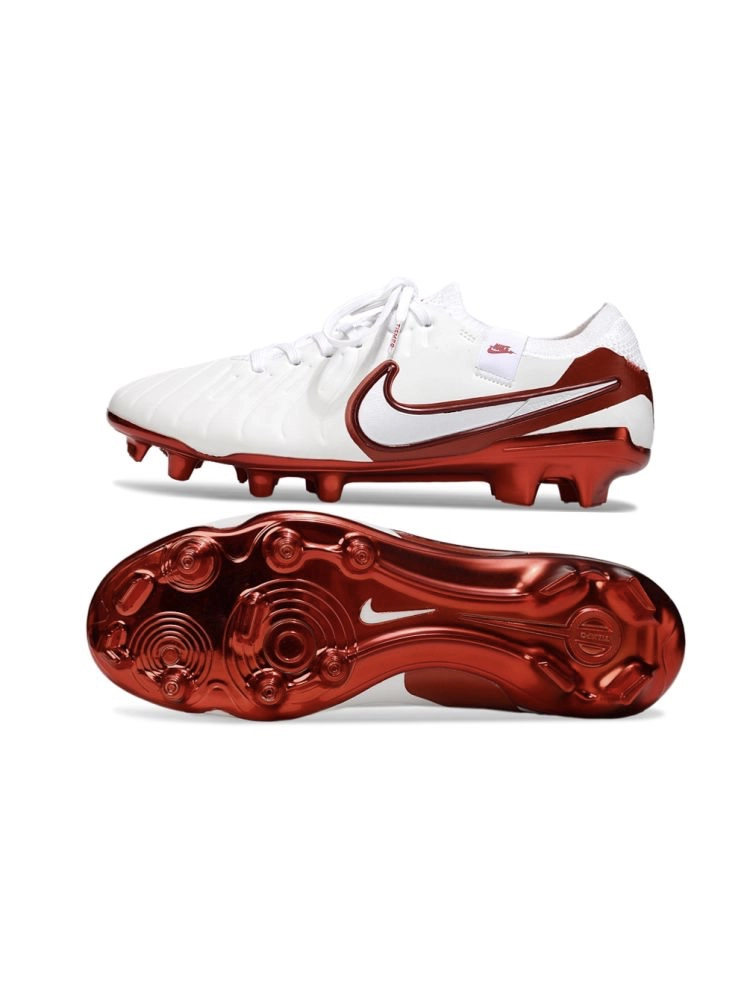 2025 Nike Tiempo Legend 10 Elite FG White Multicolor
