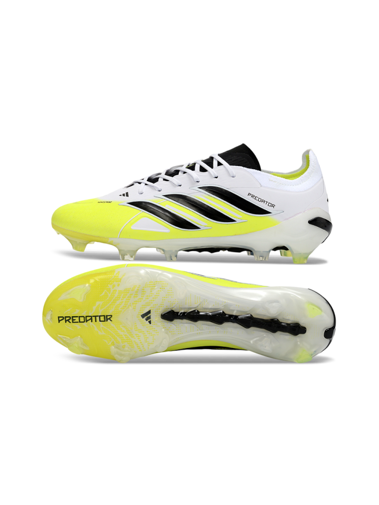 adidas Predator Elite FG White Solar Yellow Black