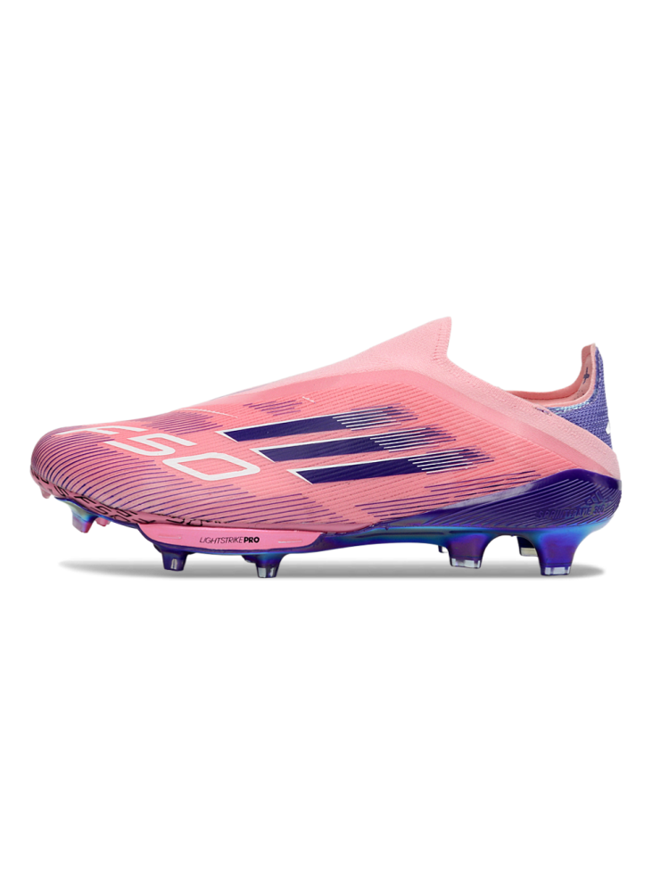 adidas F50+ Elite Laceless FG Lucid Pink Team Royal Blue Cloud White