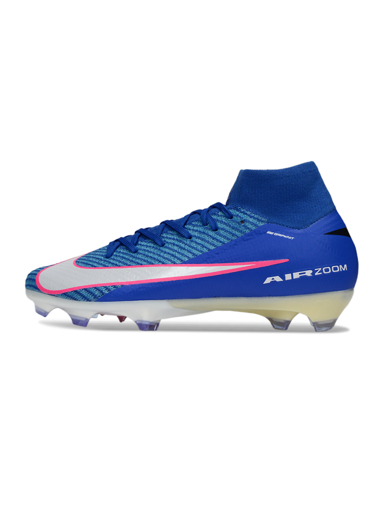 Nike Air Zoom Mercurial Superfly 10 Elite FG Blue Silver Pink