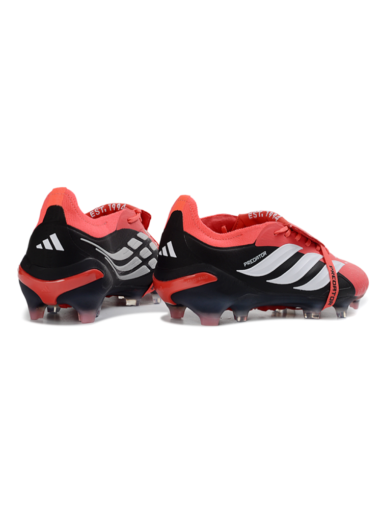 adidas Predator Elite Fold-over Tongue FG Lucid Red Core Black Cloud White