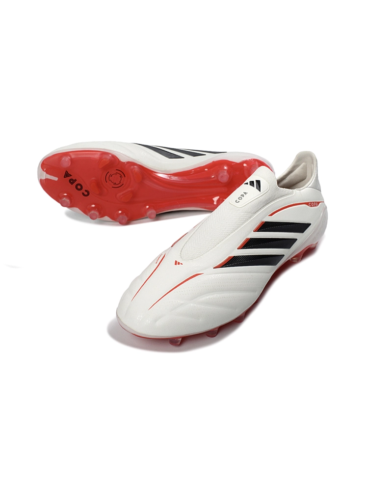 Adidas Copa Pure 4 Elite Laceless FG 'Born For Goals' - White Black Red