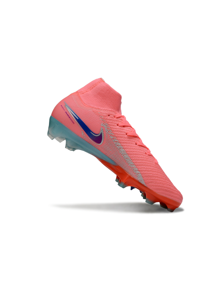 Nike Air Zoom Mercurial Superfly 10 Elite FG Pink Blue Green