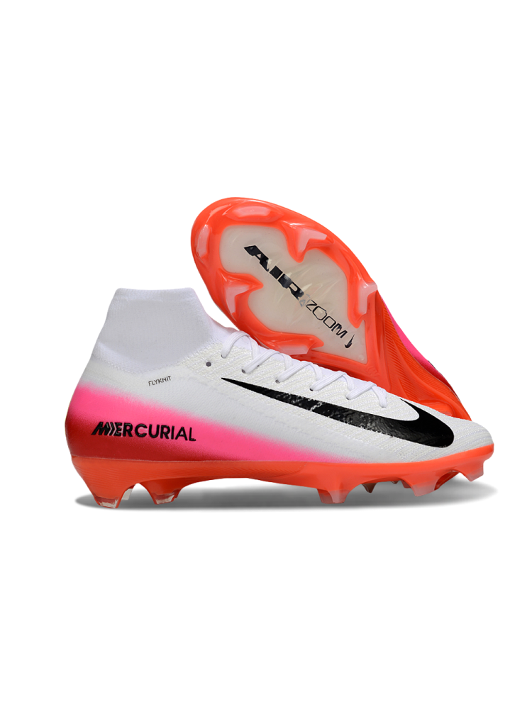 Nike Air Zoom Mercurial Superfly 10 Elite FG White Red Black