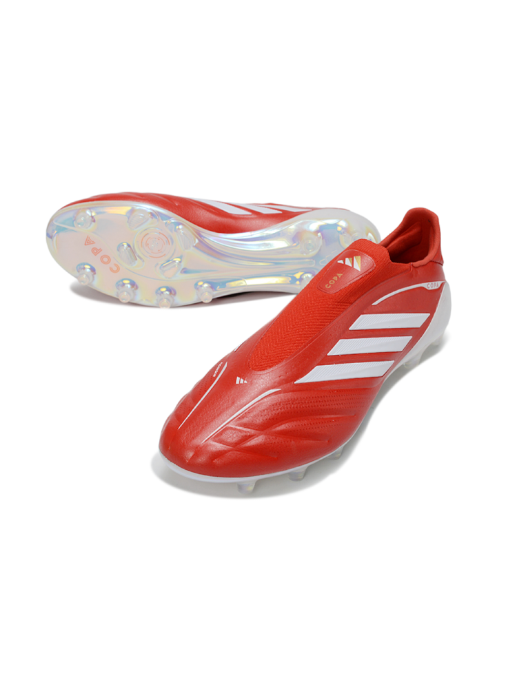 adidas Copa Pure IV Elite Laceless FG - Lucid Red Footwear White