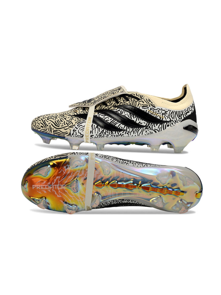 adidas Predator Elite Fold-over Tongue FG Cloud White Core Black Solar Gold