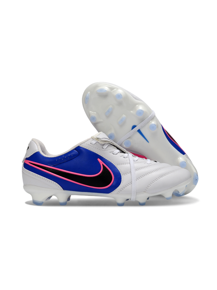 Nike Tiempo Ligera Pro FG Attack - White Black Racer Blue Pink Blast