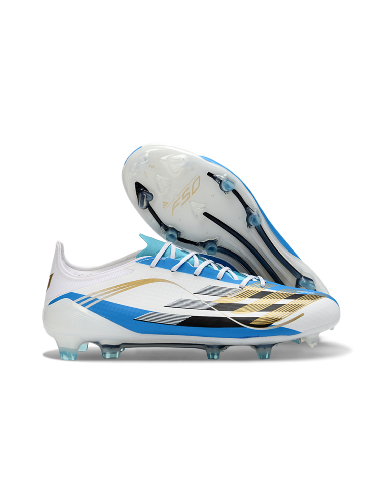 adidas F50 Elite FG Footwear White Royal Blue Gold