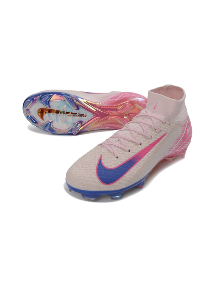 Nike Air Zoom Mercurial Superfly 10 Elite FG Pink Blue