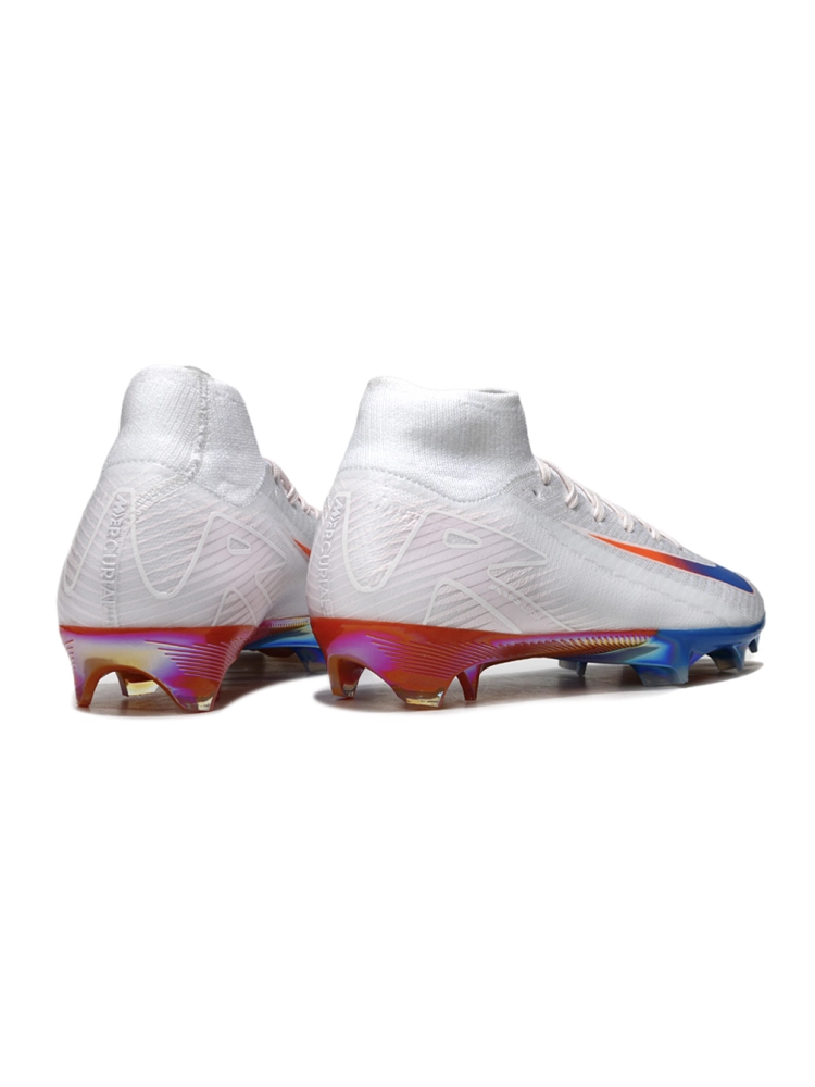 Nike Air Zoom Mercurial Superfly 10 Elite FG White Blue Red