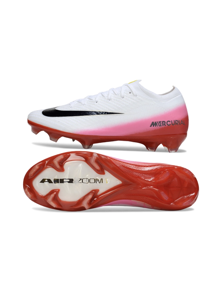 Nike Air Zoom Mercurial Vapor 16 Elite FG University Red White Dark Obsidian