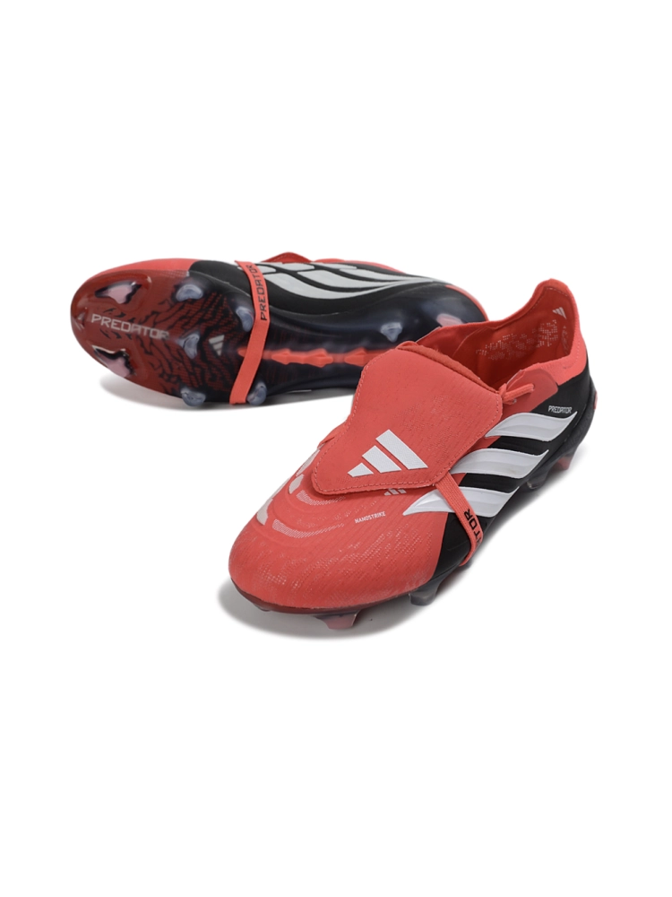adidas Predator Elite Fold-over Tongue FG Lucid Red Core Black Cloud White