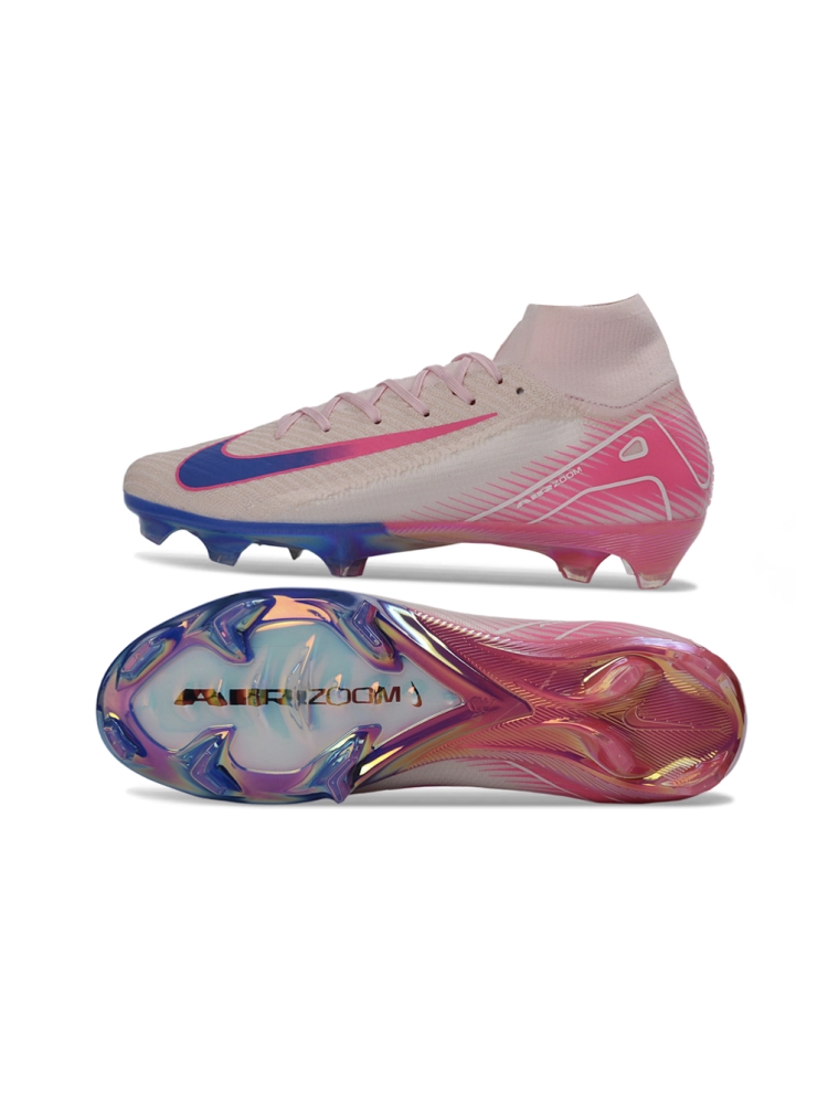 Nike Air Zoom Mercurial Superfly 10 Elite FG Pink Blue