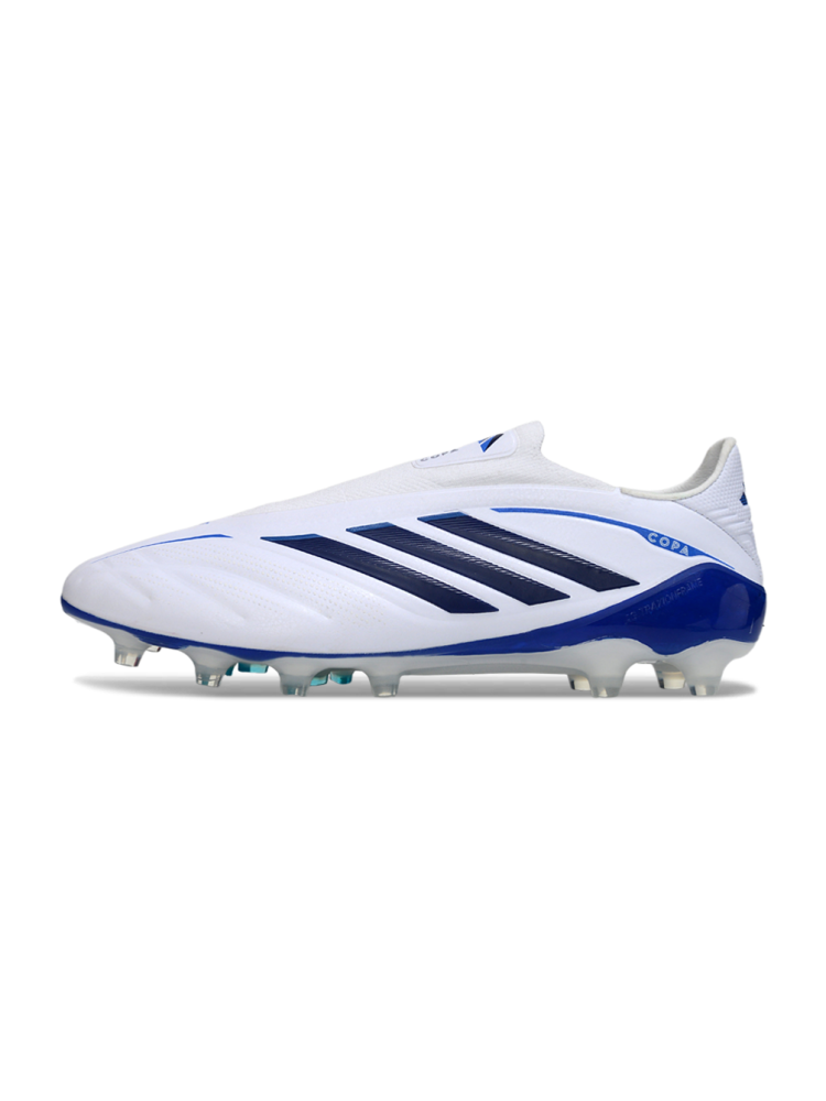 adidas Copa Pure IV Elite Laceless FG - Footwear White Core Black Solar Blue