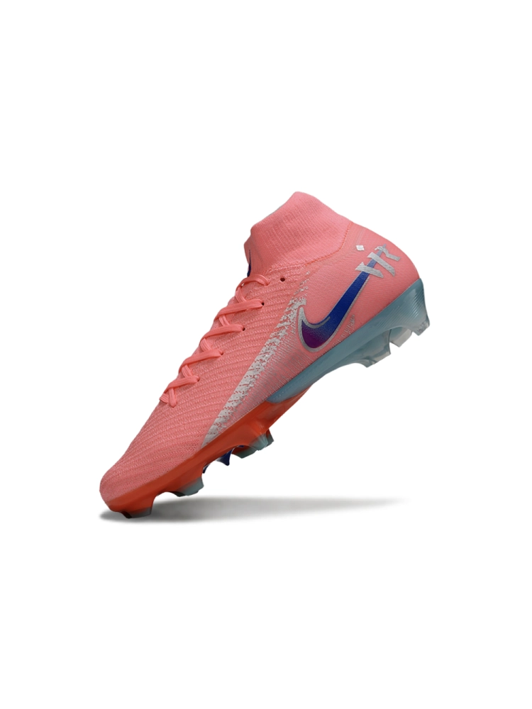 Nike Air Zoom Mercurial Superfly 10 Elite FG Pink Blue Green