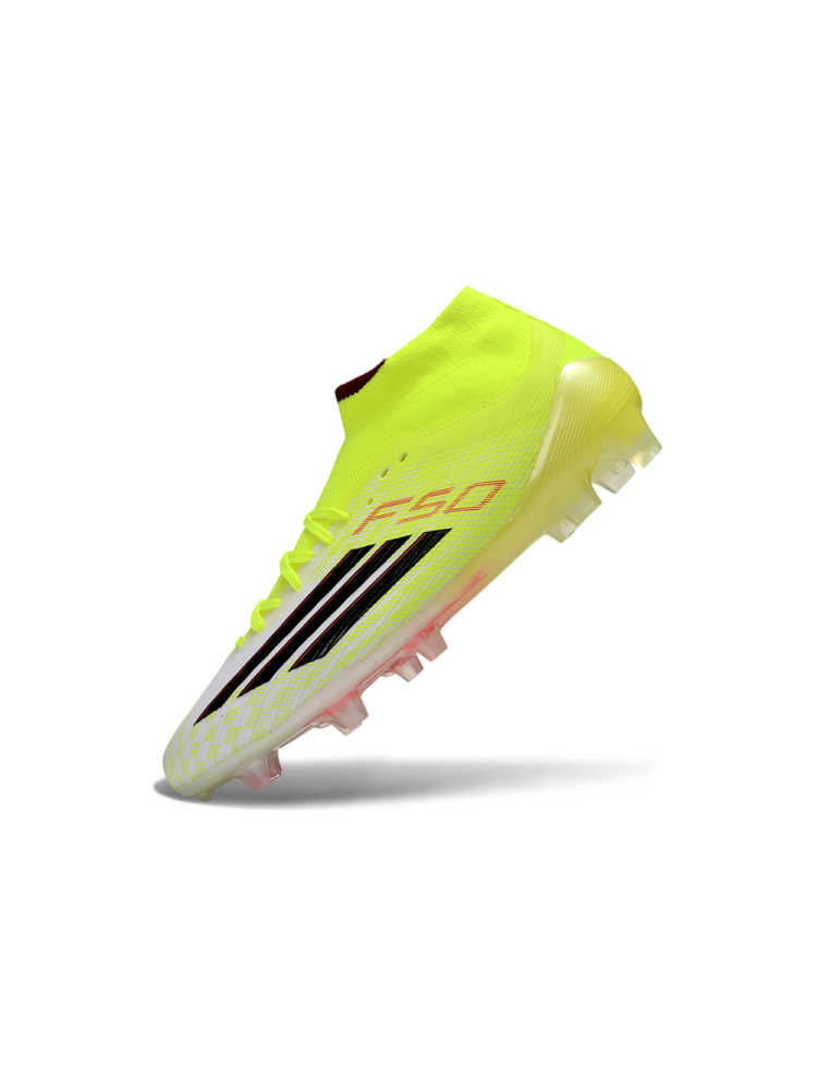adidas F50 Elite Mid FG Team Solar Yellow Core Black Lucid Red