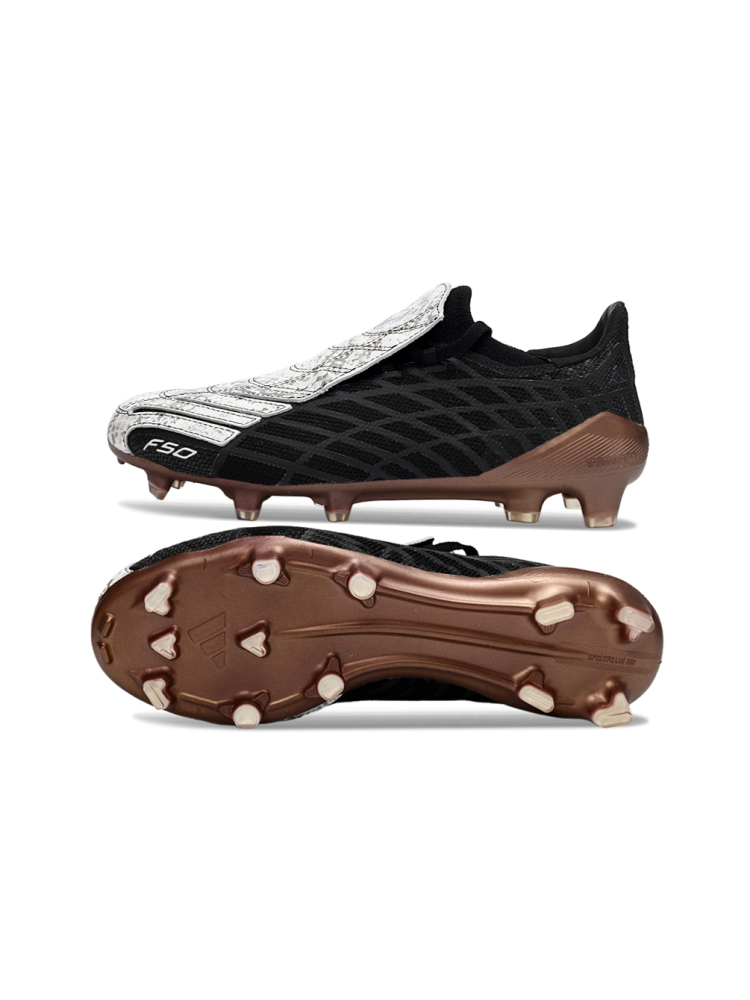 Adidas F50 Spider 2025 Remake Boots FG Black White Gold