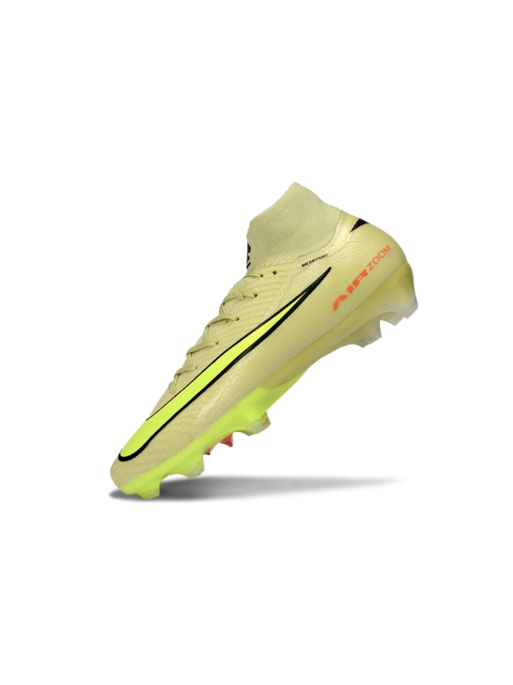 Nike Air Zoom Mercurial Superfly 10 Elite FG Limelight Volt Hyper Crimson