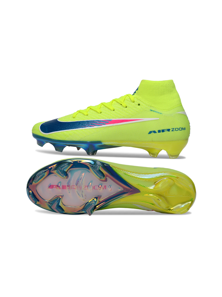 Nike Air Zoom Mercurial Superfly 10 Elite FG Green Blue