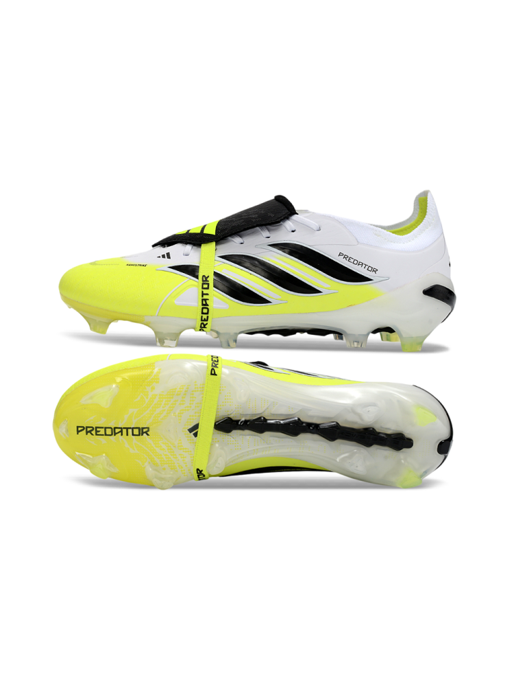 adidas Predator Elite Fold-over Tongue FG White Solar Yellow Black