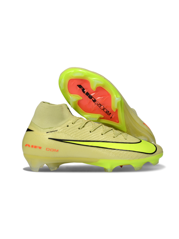 Nike Air Zoom Mercurial Superfly 10 Elite FG Limelight Volt Hyper Crimson