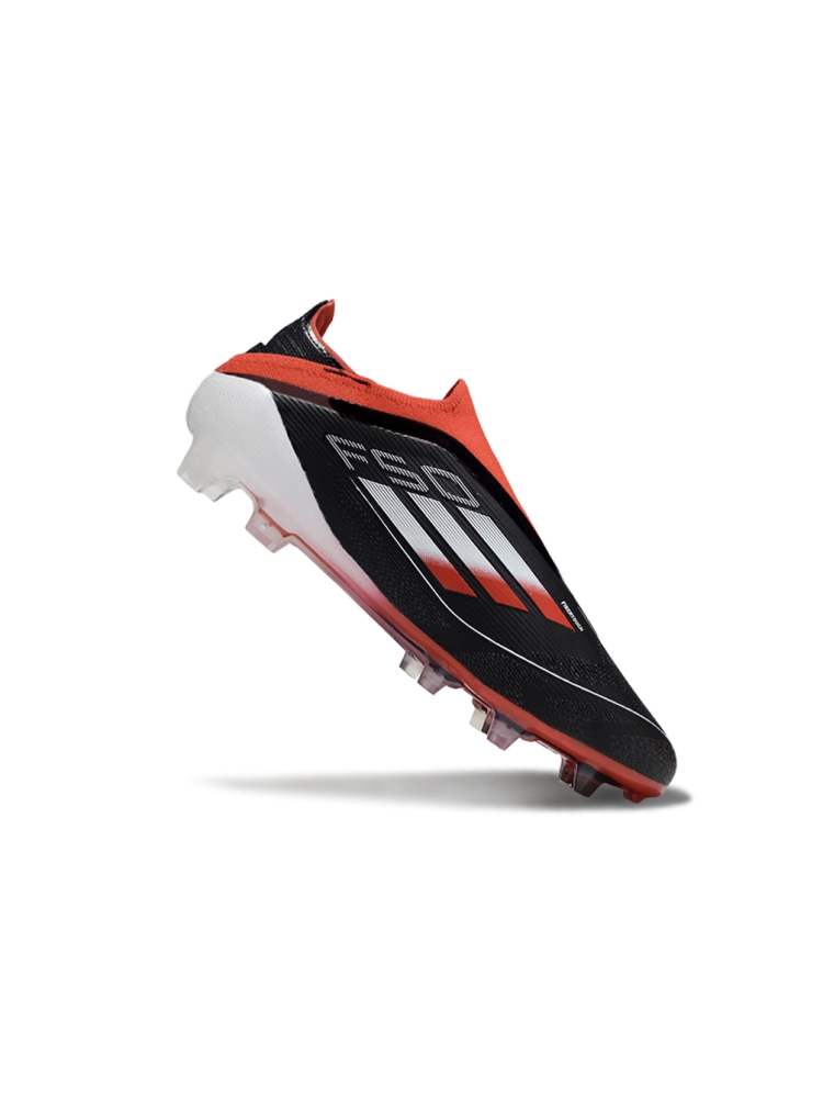 Adidas F50 Elite Laceless FG Black White Red