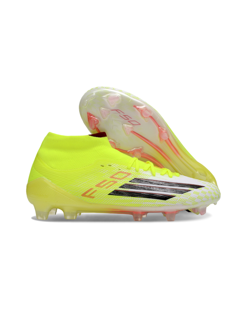 adidas F50 Elite Mid FG Team Solar Yellow Core Black Lucid Red