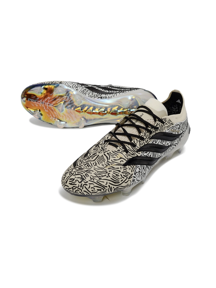 adidas Predator Elite FG Cloud White Core Black Solar Gold