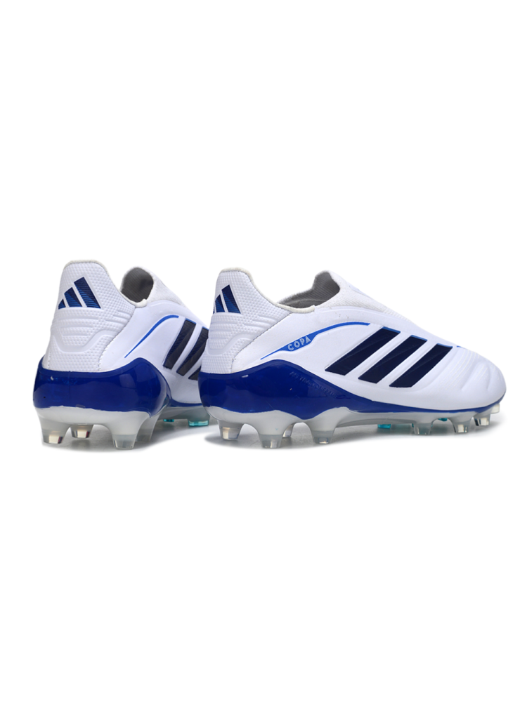 adidas Copa Pure IV Elite Laceless FG - Footwear White Core Black Solar Blue