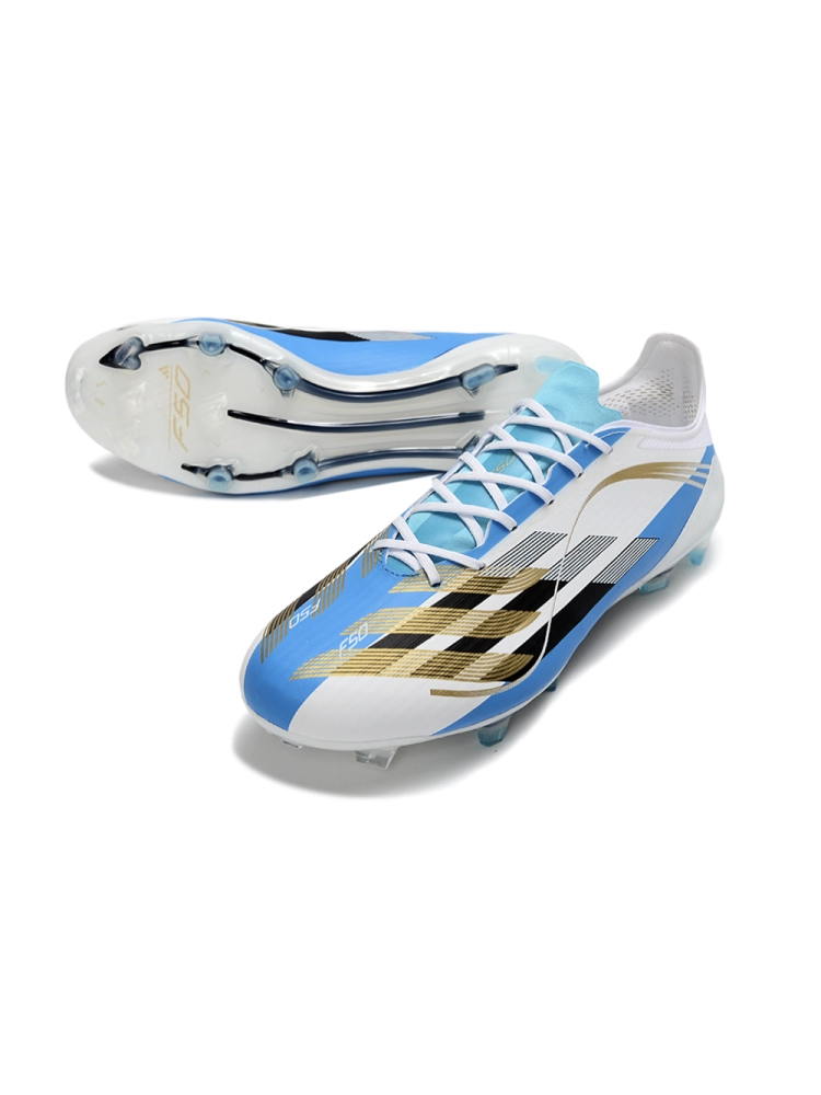 adidas F50 Elite FG Footwear White Royal Blue Gold