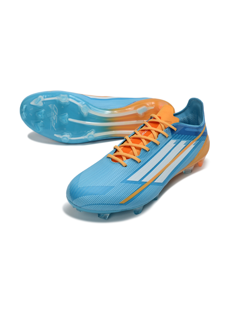adidas F50 Elite FG Beam Orange Lucid Blue Cloud White
